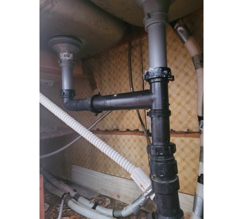 After Plumbing Under Sink 2