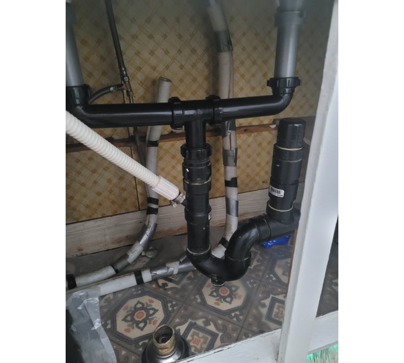 Before Plumbing Under Sink 2