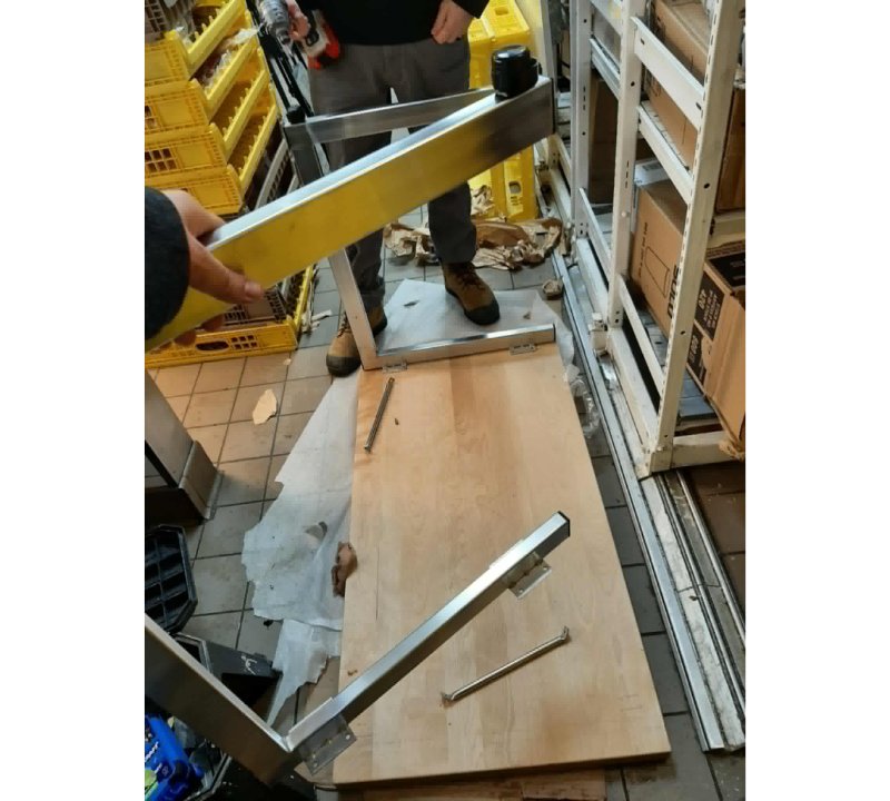 Before Table Assembly